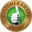 Ekomi Bewertungen und Zertifikat einsehen